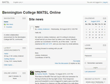 Tablet Screenshot of matsl.bennington.edu